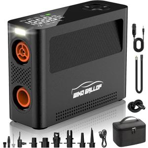 Paddle Board Pump - 150PSI Paddle Bord Air Compressor, 4X Faster Electric Pump with 9 Modes, All-in-One Auto Air Pump for Car Tires, Motor Bike, Ball, SUP, Tent, Kayak, Float