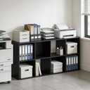 8 Cube Storage Organizer Shelf, Open Cube Bookshelf