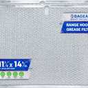 Bagean Stove Hood Vent Filter 11.8" x 14.3" BPS1FA30 - Compatible with NuTone Allure & Broan Range Hood Filter Replacement 99010299 - Fits QS1 QS2 30" Hoods - Blocks Grease & Filters Oven Air (2-Pk)