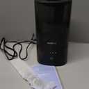 Humidifiers for Bedroom, 2.0L Cool Mist Humidifier for Home Plant and Baby Nursery, Quiet Ultrasonic Humidifier with 360 Nozzle, Auto Shut-Off, Filterless, Black