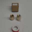 ChillWaves Brass In-Line Spring Check Valve DN20 3/4" Male x 3/4" Female Thread, One-Way Non-return Vertical Check ValvePrevent Water Back-flow(2-PACK)