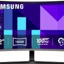 Samsung 32-inch S3 (S39GD) FHD 100Hz Curved Monitor, Game Mode, Eye Saver Mode, Multiple Connectivity with HDMI Port, Built-in Speakers, LS32D39DGANXZA, 2025