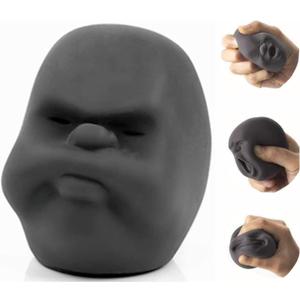 Squishy Fidget Sensory Stress Human face Toys for Adults Teens Kids,Decompression Anxiety Relief Toy,Funny Gift for Birthday,Christmas,Stocking Stuffer Gift