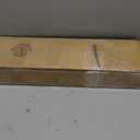 Ivilon Drapery Treatment Window Curtain Rod - Acrylic Ball 1 inch Pole. 28 to 48 Inch. Warm Gold