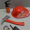 EBTOYS Fireman Role Play Costume Halloween Christmas Fireman Dress Up Set & Fire Fighter Toys Kits, 5pcs