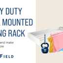 Maplefield Wall Mounted Foldable Drying Rack - Heavy Duty 50 lb Laundry Rack - Rust Resistant Indoor & Outdoor Use - Easy Wall Mount Installation
