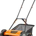 LawnMaster LMRM1801 Push Reel Lawn Mower 18-Inch 5-Blade