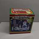 Inflatable Christmas Decorations, SHDEJTG 10FT Snowman Polar Bear Snowball Blow Up Christmas Decorations Outdoor with Colorful Rotating LED Lights, Giant Inflation for Xmas Indoor Lawn Garden