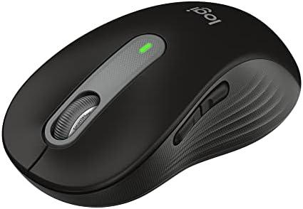 Logitech Signature M650 Wireless Mouse - for Small to Medium Sized Hands, 2-Year Battery, Silent Clicks, Customizable Side Buttons, Bluetooth, for PC/Mac/Multi-Device/Chromebook - Black