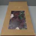 Ling's moment Fake Flowers Box, Faux Artificial Greenery Stems Foam Roses Gardenias Berries Silk Dahlia Fabic Flower for Centerpieces Bouquet Wedding Floral Vase, Marsala & Soft Peach, Deluxe Combo