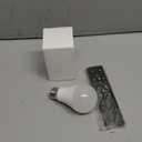 A19 LED Light Bulbs with Remote Control, 800LM 9W (60W Equivalent) Bulbs,Stepless Dimmable 3000K-6000K,E26 Base,CRI 80+,2.4GHz,25000+ Hours Lifespan,Light Bulb for Home Decor,2Bulb & 1Remote