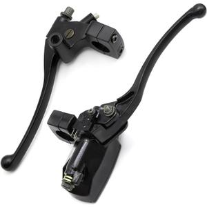 Hoypeyfiy Left & Right Brake Master Cylinder Clutch Lever 1'' 25mm Aluminum Replacement for Honda Magna Shadow Spirit Suzuki Intruder Yamaha Vstar Kawasaki Vulcan