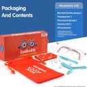 EYEBUDDY Kids Blue Light Blocking Glasses for Boys Girls, Computer Gaming Bluelight Glasses for Ages 3-10
