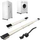 Extendable Appliance Rollers with Lifter Tool, Heavy Duty Furniture Movers for Refrigerator, Washer, Dryer, Sofa & Furniture Moving Base
