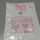 Teacher Shirts for Women-Hello Kindergarten Teacher Short Sleeves Teaching Life Shirt Rainbow Heart Tee Tops (Pink, XL)