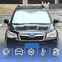 Windshield Sunshade Kit for Subaru Forester SJ 2014-2018 Front Rear Window Shade Foldable Reflective Sun Visor Privacy Protection UV Blocker HeatShield Windshield Side Rear Window Full Set
