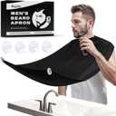 4 x HEGELDA Birthday Anniversary Valentine's Day Stocking Stuffers Christmas Gifts for Men Dad Him Boyfriend Husband, Beard Bib Beard Apron