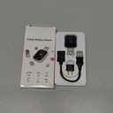 Mini Wireless Carplay Adapter for iPhone - Carplay Wireless Adapter Car Play Dongle Bluetooth, Compatible with iPhone iOS 10+, [2025 Upgraded] Silver