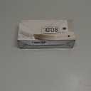 Peakeep Slim Digital Mirror Aesthetic Alarm Clock for Bedrooms Desk Decor - Plug in Electric Big LED Modern Small Clock for Office Living Room, Battery Backup, 6 Dimmers (Gold)