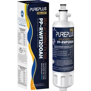 PUREPLUS 469690 NSF 401 & 473 & 53 & 42 Certified Replacement for LG LT700P Kenmore Elite 9690, ADQ36006102, ADQ36006101, LFXS30766S, LFX28968ST, LT120F Refrigerator Water Filter, 1Pack
