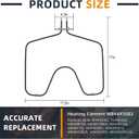 AMI PARTS WB44X5082 Oven Bake Element Fit for G-E Hot-Point Ken-More Bake Element Replace WB44X0192 WB44X10003 WB44X1126 WB44X192 WB44X5061 WB44X5072 PS249466
