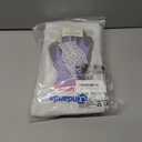 ANDANDA Kids Gardening Gloves, Nitrile Coated Children Yard Work Gloves with Grip, Suitable for Toddlers, Children, Girl, Boy (6XL(Age9-12), Purple)