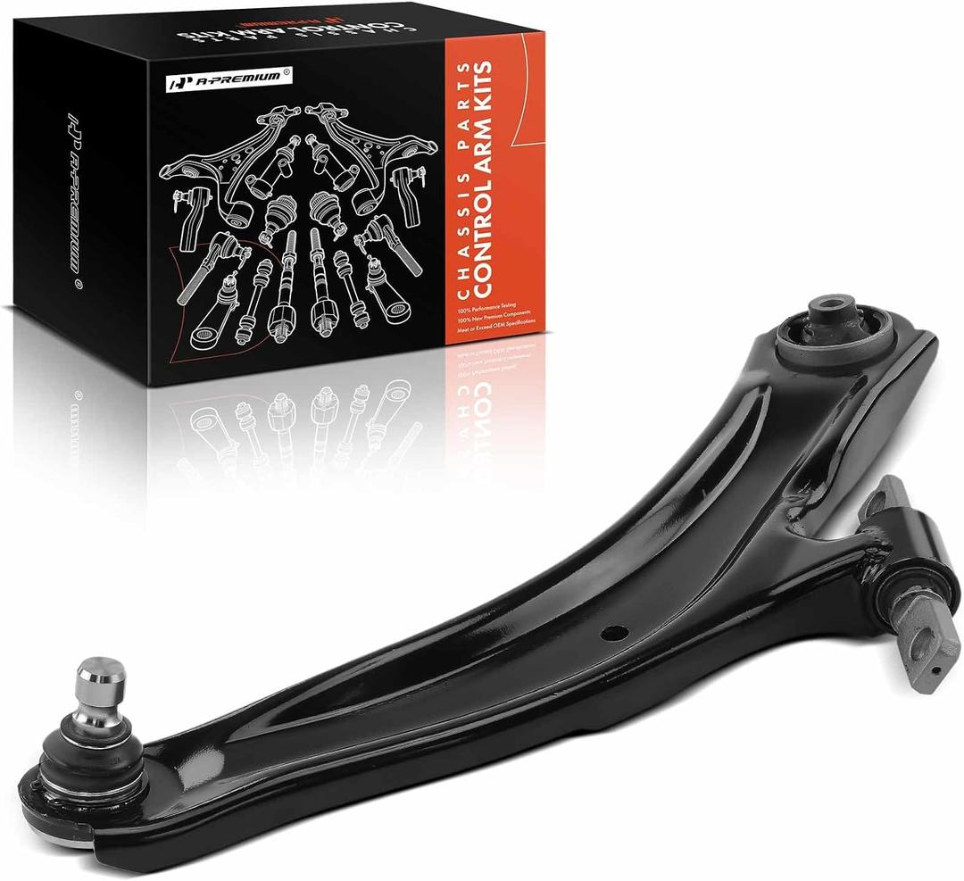 A-Premium Front Right Lower Control Arm, with Ball Joint & Bushing, Compatible with Nissan Rogue 2008-2013, Rogue Select 2014-2015