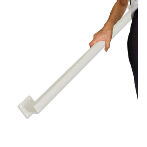 Wall Hand Railings for Stairs White Metal Staircase Handrails for Indoors Outdoors Grab Rail