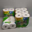 Bounty Paper Towels Quick Size, White, 16 Family Rolls = 40 Regular Rolls (107 sheet (Pack of 16))