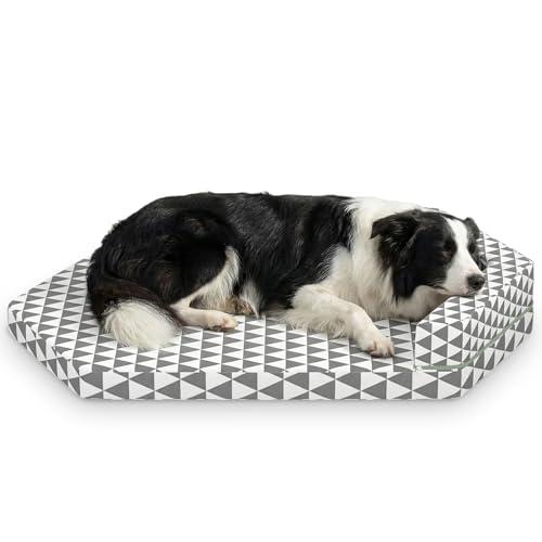 Orthopedic Dog Beds forMedium Dogs, Pet Bed with Sides,Removable Bolsters & cleanable Cover，M