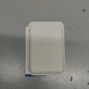 Magnetic Wallet Cell Phone Card Holder for Phone Case with Mag-Safe, Stronger Magnetic RFID Leather Phone Wallet Stick on Series of iPhone 17/16/15/14/13/12 and Pro/Promax, White