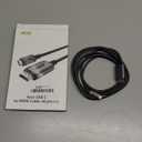 acer USB C to HDMI Cable for Home Office 6.6FT (4K@60Hz), Thunderbolt 4/3 Compatible, High-Speed Type C to HDMI 2.0 Braided Cord for MacBook, iPhone 17/16 Pro/Max, iMac, iPad Pro, Galaxy S25, Surface