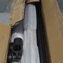 51 Packs 36'' Matte Black Aluminum Deck Balusters with Anti-UV Baluster Connectors, 3/4" Hollow Round Deck Railing Spindles, Compatible with Wood/Composite/Metal Railings, Easy Install with Drill