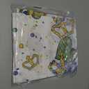 XCHI Beads Masks Iris Fleur De Lis Tablecloth Rectangle Carnival Table Cloth Washable Table Covers for Indoor Dining Home Party Decorations 60x104 Inch