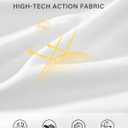 Stelle Girls Athletic Shirts Short Sleeve Quick Dry Sports Tees UPF 200, Crew Neck Active Tops for Kids 5-15 Years (White, XS)