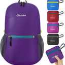 Gonex Ultra Lightweight Packable Backpack 20L Daypack Handy Foldable Camping Outdoor Travel Cycling Backpacking (Purple)