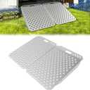 Shed Ramps for Riding Mower, 33.2" L x 48" W, 1500 lbs Load Capacity, 2PC | Heavy-Duty Steel, for Shed Entrance, Garage Threshold, Wheelchair, Lawn Mower, Motorcycles, ATV, Garden Cart