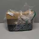 OIASKET Storage Basket for Organizing, Woven Baskets for Storage, Rectangle Decorative Baskets for Shleves, Closet, Toys, Books, Nursery Organizer Bins - Pack of 3 (Black & Brown, 13"x9.85"x8.7")