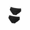 Women's Cotton Breathable Hip-Lifting Underwear Comfort Rib Underwear 2 Pack Stretch Briefs Comfy Hipster Panties XL