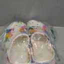 Tie-dye Women Clogs Lightweight Slip-on Garden Shoes Cheap Slippers/Sandals/Water Shoes (10, White L002)