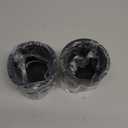 SEETOOOGAMES Jumbo Aluminum Drop-in Poker Table Cup Holder Insert (Pack of 2) (Black)