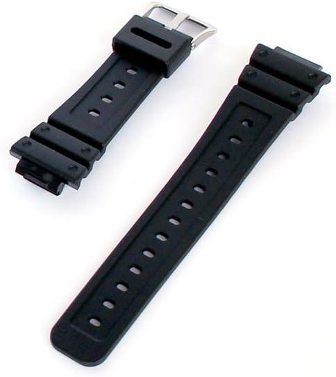 Casio GW-5000-1J Replacement Band, Black, 16mm, Stainless Steel, Standard, Buckle Closure