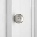 Haidms 20 Pack Brushed Nickel Cabinet Knobs Ball Kitchen Dresser Knobs Silver Round Cabinet Handles, Aluminum Alloy
