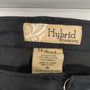 Hybrid & Company Women's Butt Lift Super Comfy Stretch Denim Capri Short Jeans (16, Black)