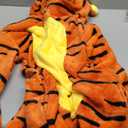 Yemnut Snug Fit Adult Unisex Onesie Cosplay Costume，One Piece Pajama Halloween Homewear Suit for Women and Men (X-Large, Tigger)