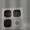 Air Tracker Tag 4 Pack: Bluetooth Item Finder with Apple Find My APP (iOS Only), Item Locator for Keys Finder, Luggage Tracker, Bags Wallets Tracking, IP67 Waterproof Smart Tag (Gray-Black)