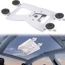 GADFISH Starlink Mini Mount for Roof - 4 Adjustable & Washable Suction Cup Holder, Anti-Gravity Car/RV Glass Mount for Camping, Outdoor Travel & Signal Reception, White