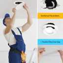 Sunco 24 Pack Goof Rings for 6 Inch Recessed Lights, Flush Mount White Can Light Trim Ring Cover, Outer Diameter 8.6 Inch, Inner Diameter 6.2 Inch, Paintable Surface, Matte Finish.