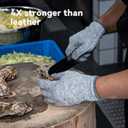 ANDANDA Cut Resistant Gloves, Safety Chef Gloves for Cutting for Oyster Shucking, Fish Fillet Processing, Wood Carving, Grey (X-Large)