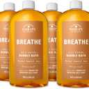 Village Naturals Therapy Breathe Bubble Bath, Lemon Mint Scent, 20 oz, Pack of 4